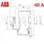 Автоматический выключатель 3Р 40А тип C, ABB basic M 