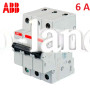 Автоматический выключатель 3Р 6А тип C, ABB basic M 