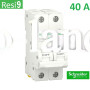 Автоматический выключатель 2Р 40А, C, 6кА, Schneider Electric RESI9 (R9F12240)