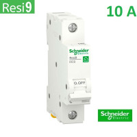 Автоматический выключатель 1Р 10А, C, 6кА, Schneider Electric RESI9 (R9F12110)