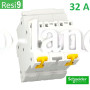 Автоматический выключатель 3Р 32А, C, 6кА, Schneider Electric RESI9 (R9F12332)