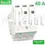 Автоматический выключатель 3Р 40А, C, 6кА, Schneider Electric RESI9 (R9F12340)