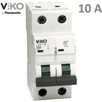 Автоматический выключатель (2p, 10А) Viko 4VTB-2C10