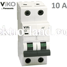 Автоматический выключатель (2p, 10А) Viko 4VTB-2C10