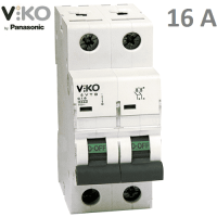 Автоматический выключатель (2p, 16А) Viko 4VTB-2C16