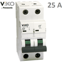 Автоматический выключатель (2p, 25А) Viko 4VTB-2C25