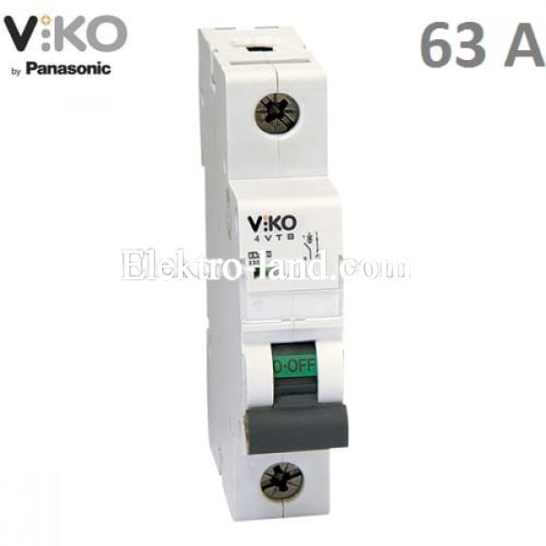 Автоматический выключатель (1p,63А) Viko 4VTB-1C63