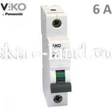 Автоматический выключатель (1p, 6А) Viko 4VTB-1C06