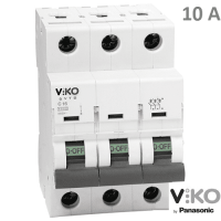 Автоматический выключатель (3p, 10А) Viko 4VTB-3C10
