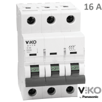 Автоматический выключатель (3p, 16А) Viko 4VTB-3C16