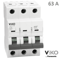 Автоматический выключатель (3p, 63А) Viko 4VTB-3C63