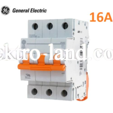 Автоматический выключатель DG 63 C16 6kA 3P General Electric