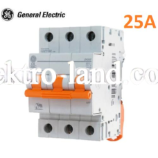 Автоматический выключатель DG 63 C25 6kA 3P General Electric