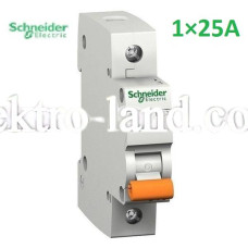 Автоматический выключатель ВА63 Домовой 1П 25A C Schneider Electric