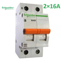 Автоматический выключатель ВА63 Домовой 1П+H 16A C Schneider Electric