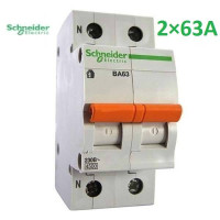 Автоматический выключатель ВА63 Домовой 1П+H 63A C Schneider Electric