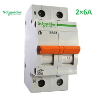 Автоматический выключатель ВА63 Домовой 1П+H 6A C Schneider Electric