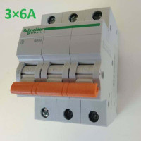 Автоматический выключатель ВА63 Домовой 3П 6A C Schneider Electric