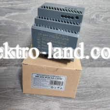 Блок питания, трансформатор для светодиодных лент на DIN-рейку 24V 5А 120W IP20 DR 1021423 AVT
