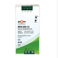 Блок питания Biom Professional DC12 200W BPD-200-12 16.7A под DIN-рейку