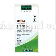 Блок питания Biom Professional DC12 200W BPD-200-12 16.7A под DIN-рейку