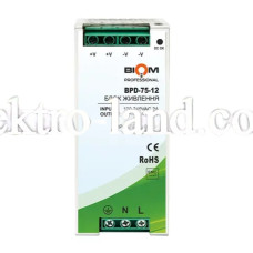 Блок питания Biom Professional DC12 75W BPD-75-12 6.5A под DIN-рейку