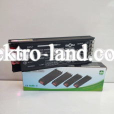 Блок питания в алюминиевом корпусе с перфорацией DC24 300W Biom Professional  BPX-24-300 12.5A черный