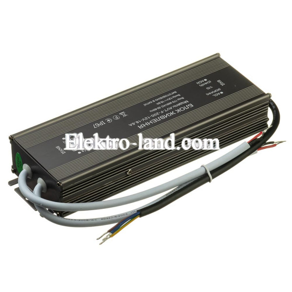 Блок питания AVT-F 12V NEW – 16.66А – 200W герметичный IP67