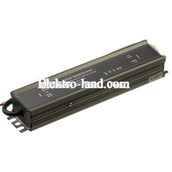 Блок питания AVT-F 12V NEW – 8.33А – 100W герметичный IP67