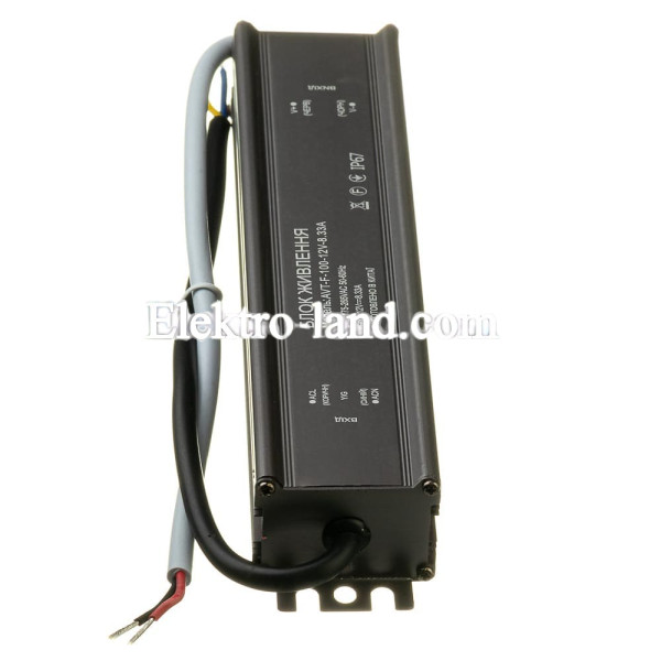 Блок питания AVT-F 12V NEW – 8.33А – 100W герметичный IP67