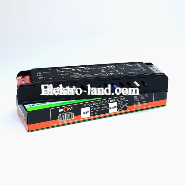 Блок питания BIOM Professional DC12 200W BPX-12-200 16.6А