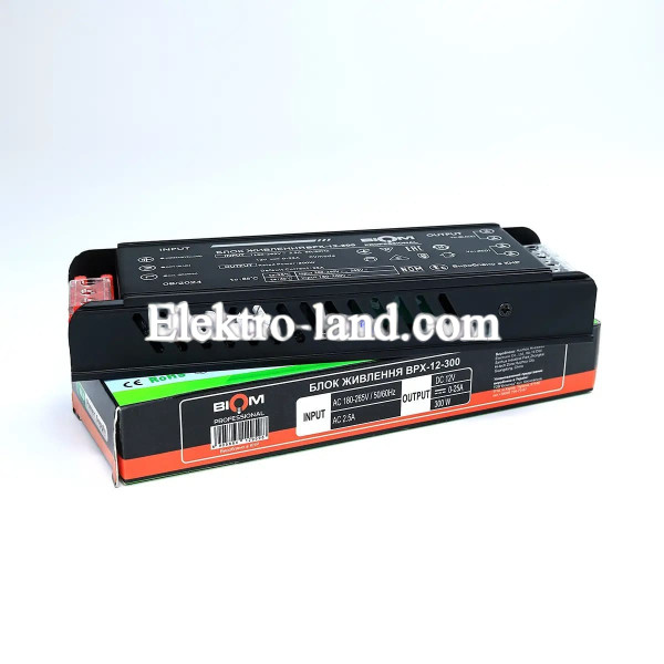 Блок питания BIOM Professional DC12 300W BPX-12-300 25А
