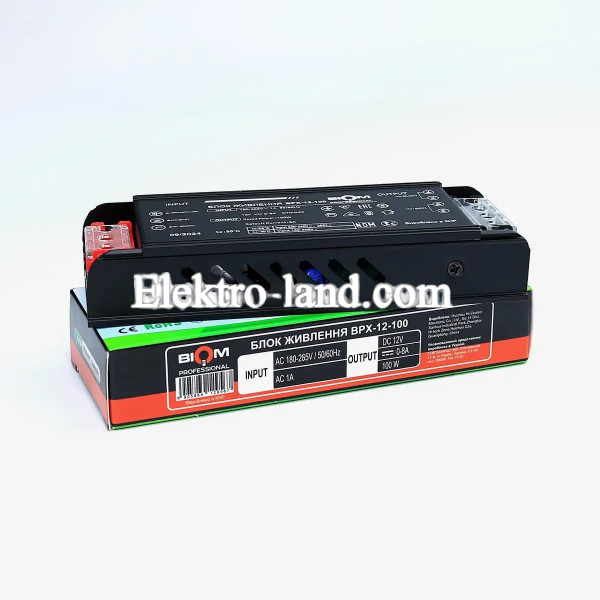 Блок питания BIOM Professional DC12 100W BPX-12-100 8.3А