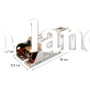 Блок питания 10A  (120W)  узкий негерметичный arl-120 на 12 вольт Biom 