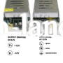 Блок питания 10A  (120W) узкий негерметичный на 12 вольт c EMC фильтром Biom 