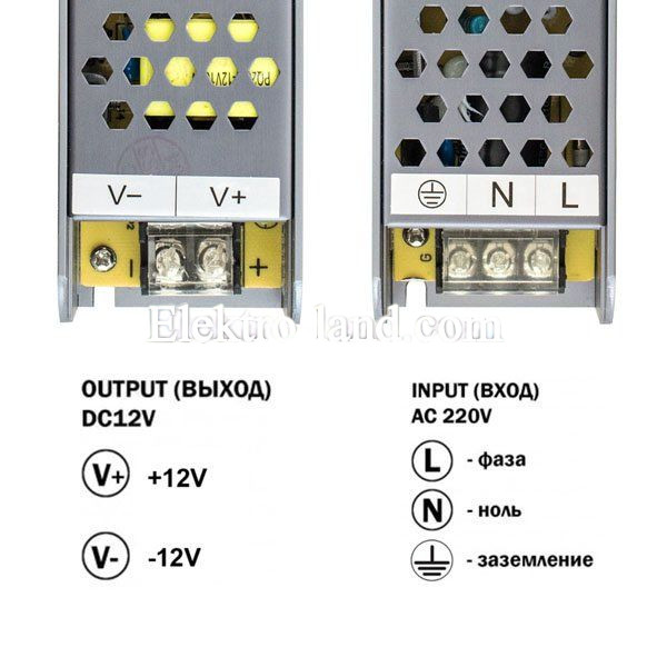 Блок питания 8.3A  (100W) негерметичный на 12 вольт Biom Professional   
