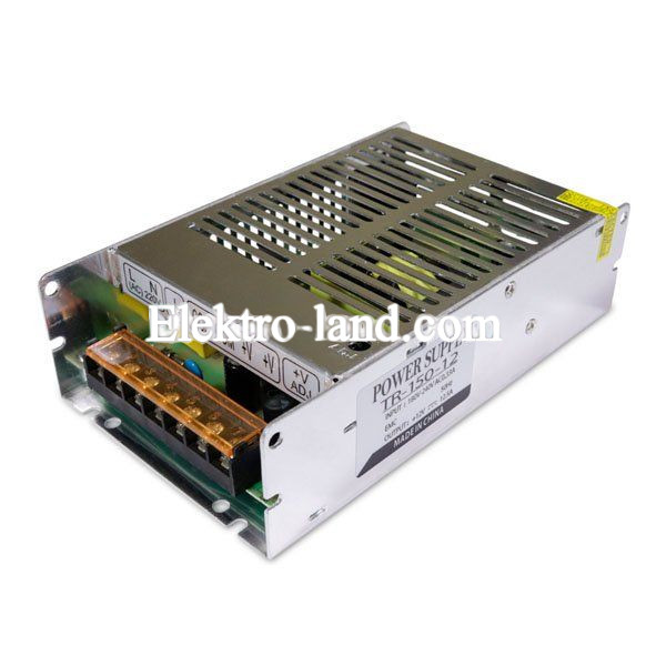 Блок питания 12.5A  (150W) негерметичный на 12 вольт Biom 