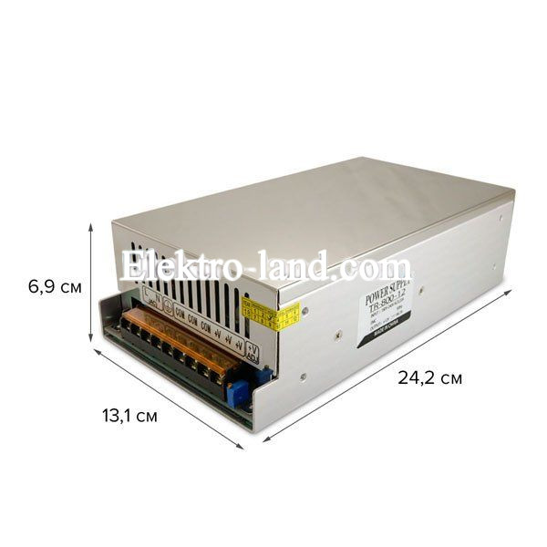 Блок питания 66.7A  (800W) негерметичный на 12 вольт Biom 