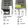 Блок питания 5A  (60W) узкий негерметичный на 12 вольт c EMC фильтром Biom 