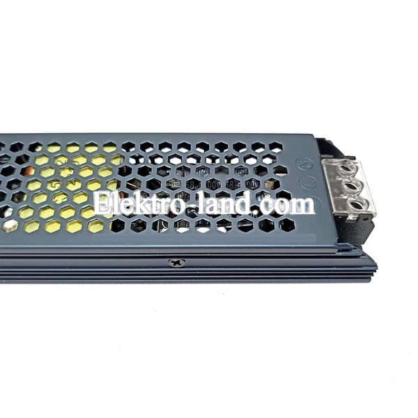 Блок питания 200W 12V MTK Electro MTK-LED-200W-12V-IP20-16.66A маленький 179х50х23мм (200Вт 12В 16.66А) для светодиодной LED ленты