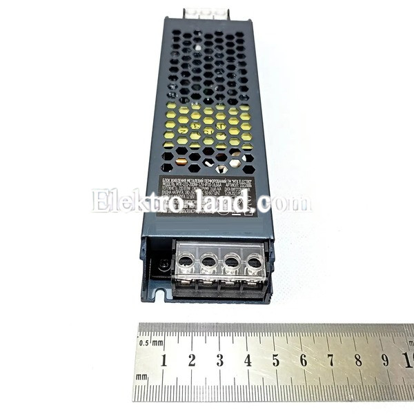 Блок питания 200W 12V MTK Electro MTK-LED-200W-12V-IP20-16.66A маленький 179х50х23мм (200Вт 12В 16.66А) для светодиодной LED ленты
