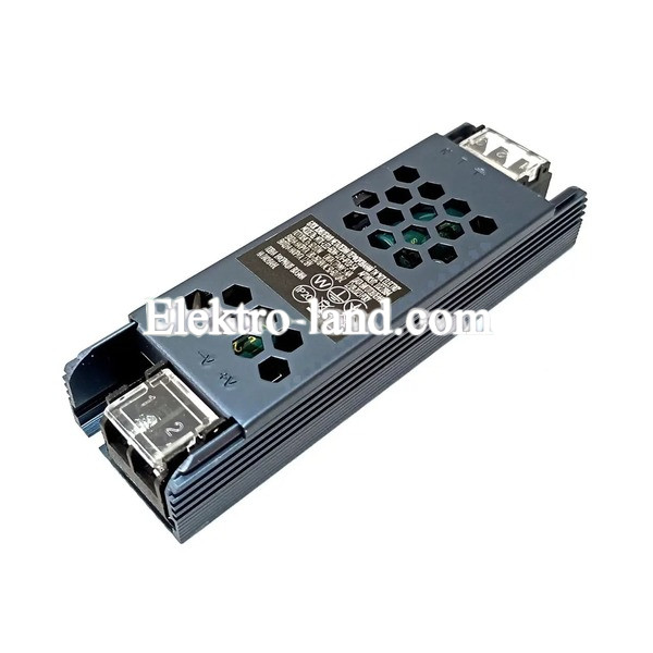 Блок питания 60W 12V MTK Electro MTK-LED-60W-12V-IP20-5A маленький 122х36х22мм (60Вт 12В 5А) для светодиодной LED ленты