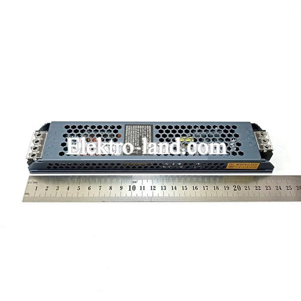 Блок питания 400W 12V MTK Electro MTK-LED-400W-12V-IP20-33A без кулера 238х50х23мм (400Вт 12В 33А) для светодиодной LED ленты