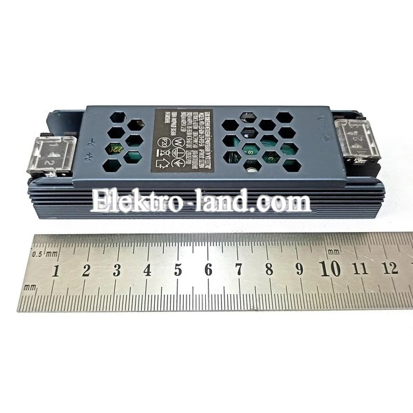 Блок питания 60W 12V MTK Electro MTK-LED-60W-12V-IP20-5A маленький 122х36х22мм (60Вт 12В 5А) для светодиодной LED ленты