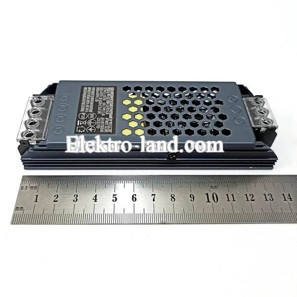 Блок питания 100W 12V MTK Electro MTK-LED-100W-12V-IP20-8.3A маленький 139х50х23мм (100Вт 12В 8.3А) для светодиодной LED ленты