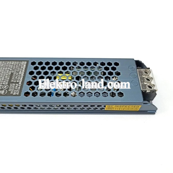 Блок питания 400W 12V MTK Electro MTK-LED-400W-12V-IP20-33A без кулера 238х50х23мм (400Вт 12В 33А) для светодиодной LED ленты