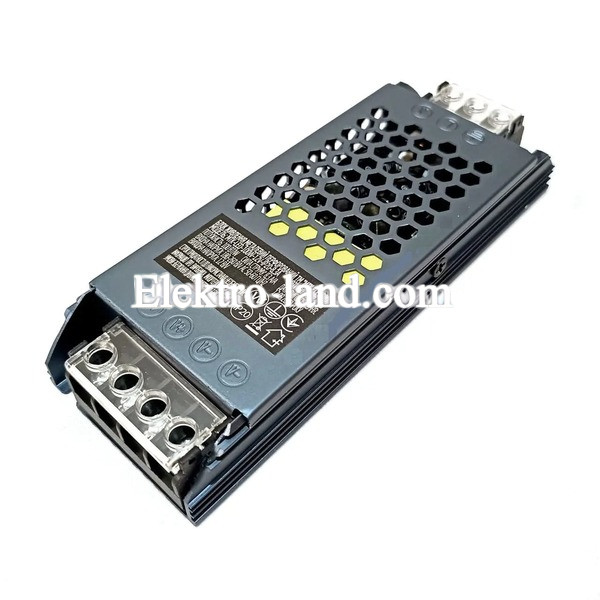 Блок питания 100W 12V MTK Electro MTK-LED-100W-12V-IP20-8.3A маленький 139х50х23мм (100Вт 12В 8.3А) для светодиодной LED ленты