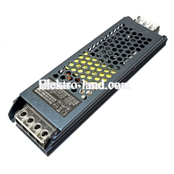 Блок питания 200W 12V MTK Electro MTK-LED-200W-12V-IP20-16.66A маленький 179х50х23мм (200Вт 12В 16.66А) для светодиодной LED ленты