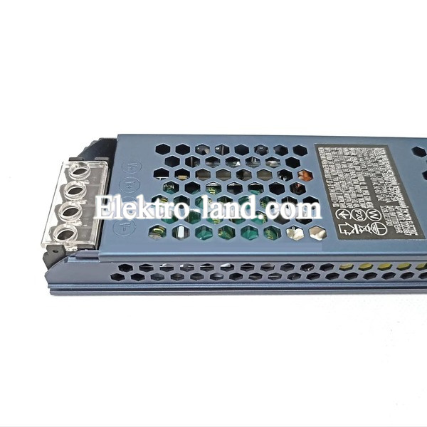 Блок питания 300W 12V MTK Electro MTK-LED-300W-12V-IP20-25A маленький 206х50х23мм (300Вт 12В 25А) для светодиодной LED ленты