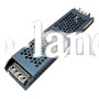 Блок питания 300W 12V MTK Electro MTK-LED-300W-12V-IP20-25A маленький 206х50х23мм (300Вт 12В 25А) для светодиодной LED ленты